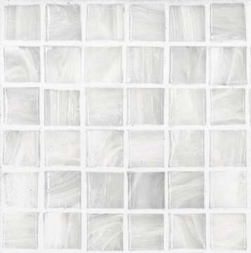 Мозаика Bisazza SM-01, цвет белый, поверхность глянцевая, квадрат, 322x322