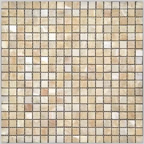 Мозаика Natural Mosaic I-Тilе (1,5X1,5) 4M073-15T, цвет бежевый, поверхность матовая, квадрат, 298x298