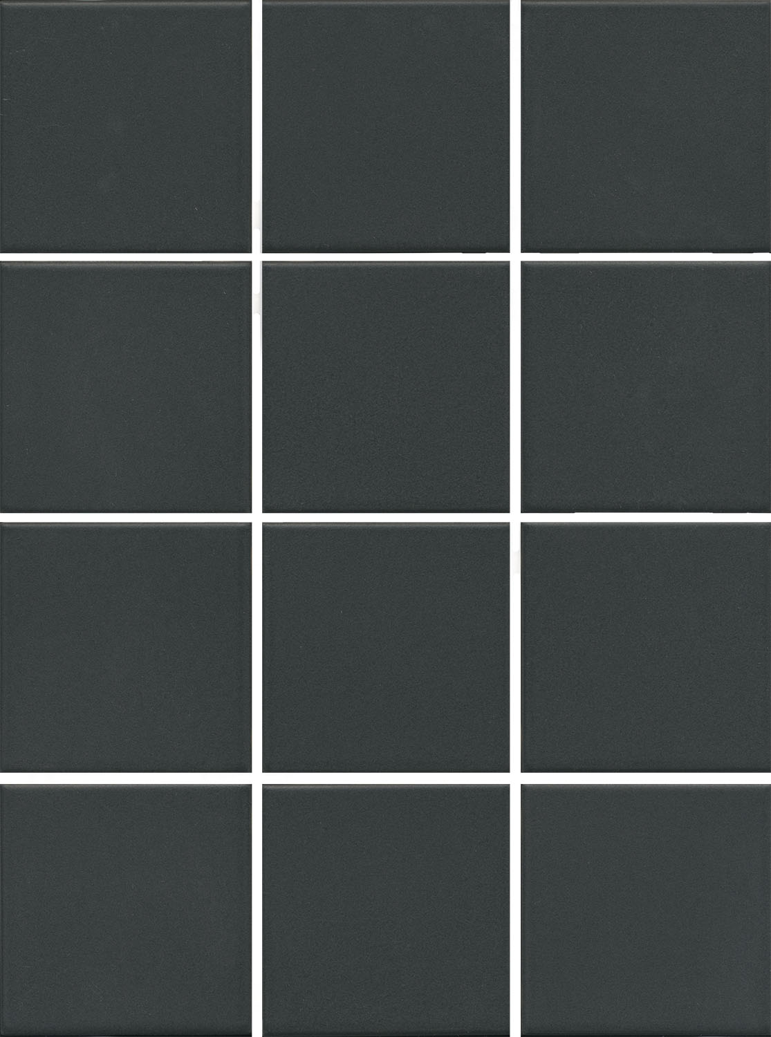 Керамогранит Kerama Marazzi Агуста черный натуральный из 12 частей 1333, цвет чёрный, поверхность натуральная, квадрат, 98x98