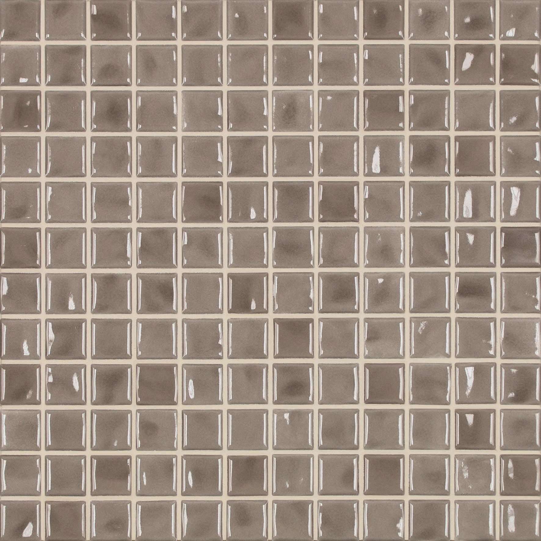 Мозаика Jasba 41921H Amano Taupe Glossy, цвет коричневый, поверхность глянцевая, квадрат, 316x316