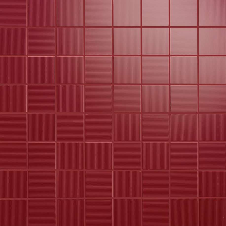 Мозаика Love Tiles Mosaic Oceano Rubi, цвет красный, поверхность глянцевая, квадрат, 350x350