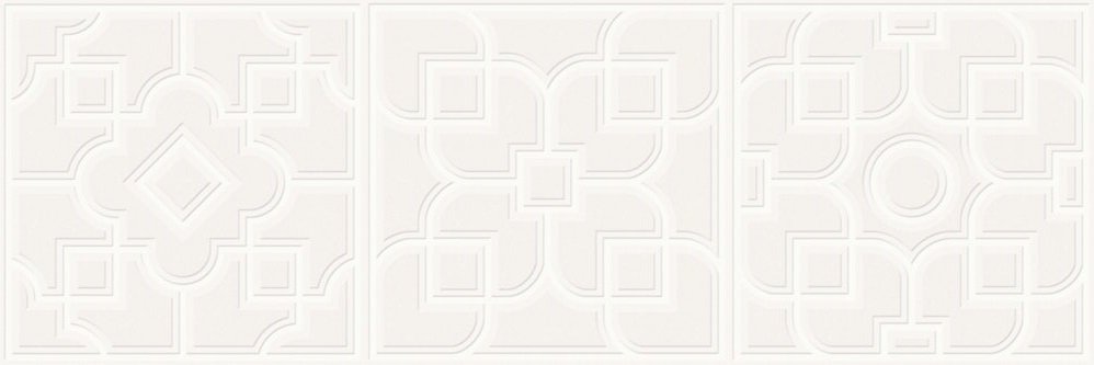 Декоративные элементы Villeroy Boch Allegro White 3D Matt Rec K1440ZB010010, цвет белый, поверхность матовая 3d (объёмная), прямоугольник, 400x1200