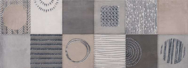 Декоративные элементы Cerpa Studio Decor, цвет серый, поверхность глянцевая, прямоугольник, 330x900