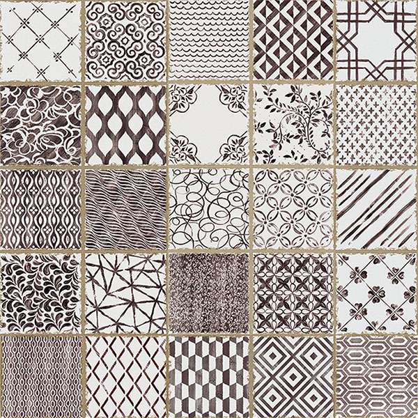 Декоративные элементы Mirage Haiku Maioliche Taupe HM, цвет коричневый, поверхность матовая, квадрат, 150x150