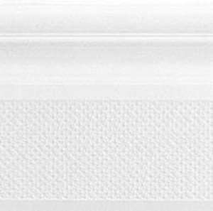 Бордюры Vallelunga Soffio Bianco Alzata 6001054, цвет белый, поверхность матовая, квадрат, 150x150