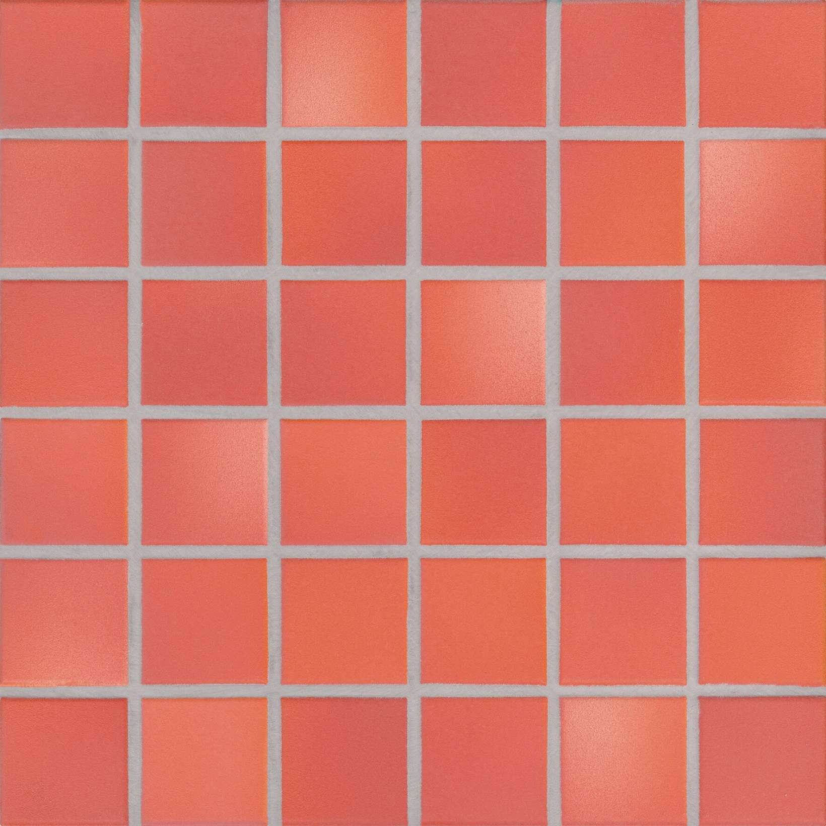 Мозаика Jasba Fresh Coral Red-Mix 41432H, цвет розовый, поверхность матовая, квадрат, 297x297