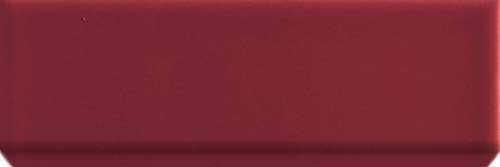 Бордюры Ce.Si Metro Finale Granato, цвет бордовый, поверхность глянцевая, прямоугольник, 50x150
