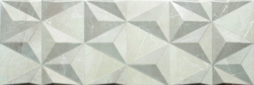 Декоративные элементы Gemma Valentina Beige Geometric 147-016-4, цвет бежевый, поверхность рельефная, прямоугольник, 200x600