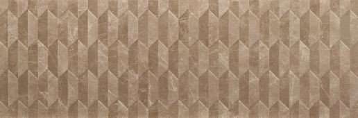 Керамическая плитка Prissmacer Thira Rlv. Thicrema, цвет коричневый, поверхность матовая, прямоугольник, 300x900