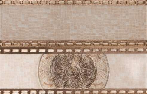Бордюры Mapisa Cenefa Corinto Ivory Mix, цвет бежевый, поверхность матовая, прямоугольник, 65x200