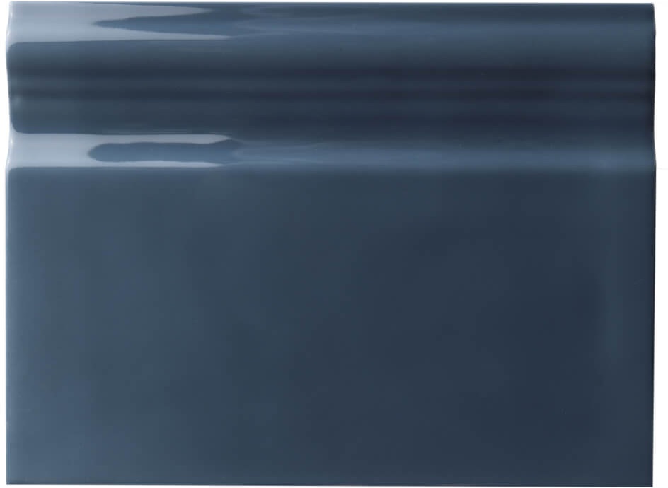 Бордюры Adex Levante Rodapie Sirocco Glossy ADLE5056, цвет синий, поверхность глянцевая, , 150x200