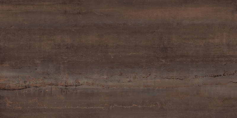 Керамогранит Tubadzin Tin Brown Lap, цвет коричневый, поверхность лаппатированная, прямоугольник, 1198x2398