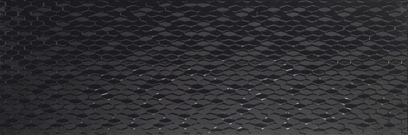 Керамическая плитка Grespania Futura Negro 66FU909, цвет чёрный, поверхность глянцевая, прямоугольник, 300x900
