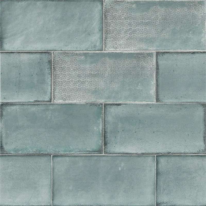 Керамическая плитка Mainzu Esenzia Mare, цвет бирюзовый, поверхность глянцевая, прямоугольник, 150x300