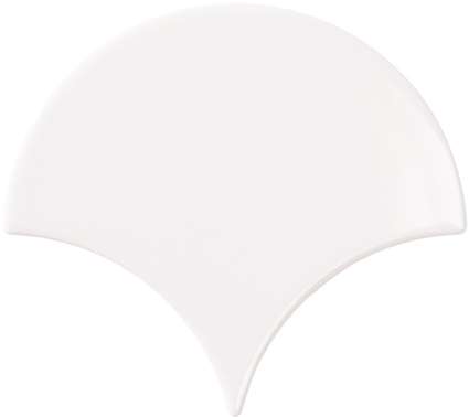 Керамическая плитка Bestile Bondi Fan White, цвет белый, поверхность матовая, прямоугольник, 134x150