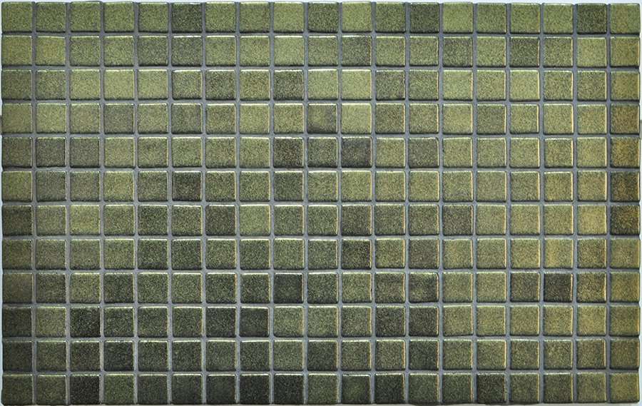 Мозаика Ezarri Space Aquarius, цвет зелёный, поверхность матовая, прямоугольник, 313x495