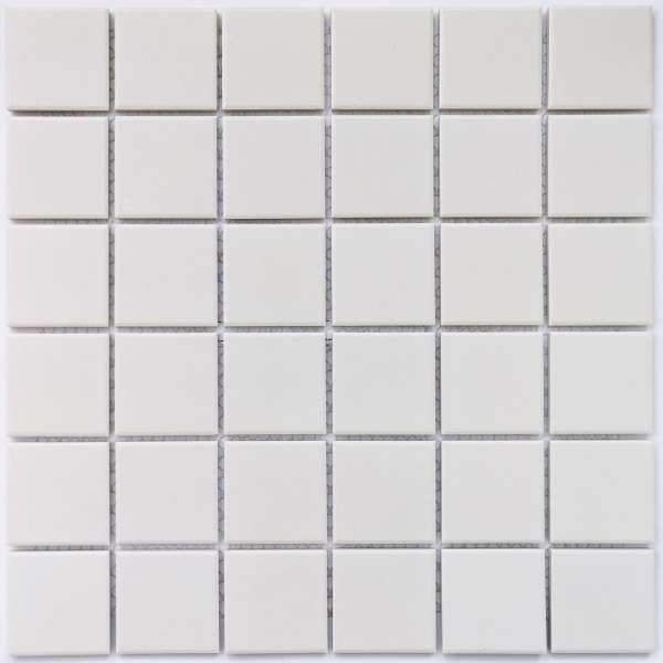 Мозаика Bonaparte Arene White, цвет белый, поверхность матовая, квадрат, 306x306