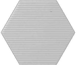 Керамическая плитка Wow Subway Lab Mini Hexa Canale Ice White Matt 101187, цвет белый, поверхность матовая, шестиугольник, 150x173