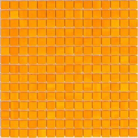 Мозаика Alma Mosaic Sandy SN199, цвет оранжевый, поверхность глянцевая, квадрат, 327x327