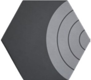 Керамогранит Heralgi Oslo Ansu Black, цвет чёрный, поверхность матовая, прямоугольник, 173x200