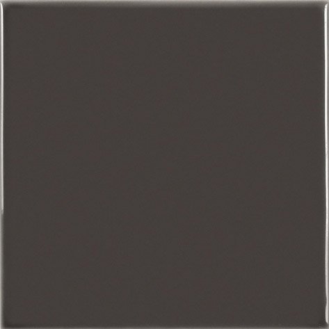 Керамическая плитка Adex ADST1006 Liso Volcanico, цвет чёрный тёмный, поверхность глянцевая, квадрат, 148x148