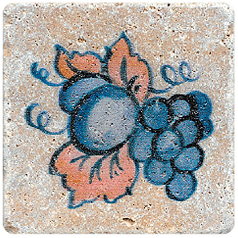 Декоративные элементы Stone4home Toscana Десерт 3, цвет разноцветный, поверхность матовая, квадрат, 100x100