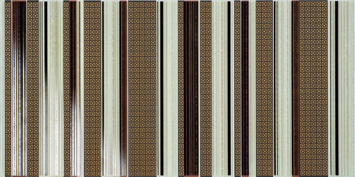 Декоративные элементы Aranda Decor Stripes Cafe, цвет разноцветный, поверхность глянцевая, прямоугольник, 250x500