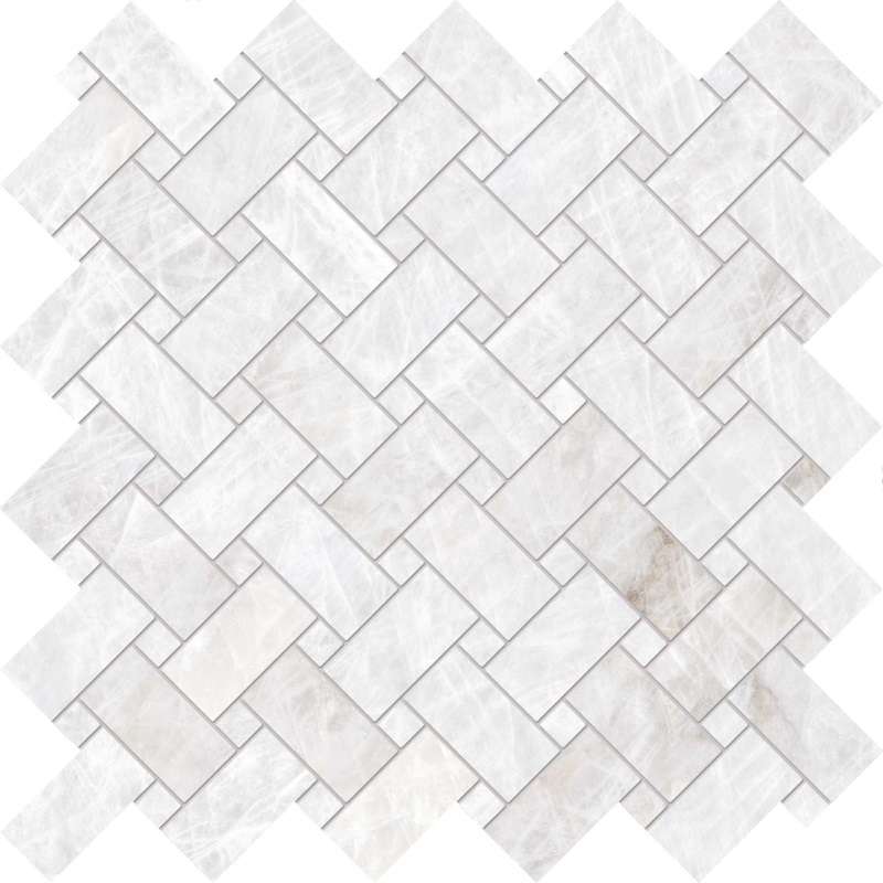 Мозаика Emilceramica (Acif) Tele Di Marmo Reloaded Intrecci Quarzo Kandinsky Lapp E0R3, цвет серый, поверхность лаппатированная, , 300x300