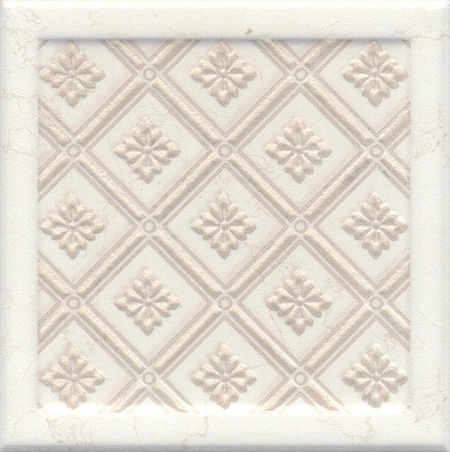Декоративные элементы Kerama Marazzi Декор Лонгория OP\A96\17022, цвет бежевый, поверхность матовая, квадрат, 150x150