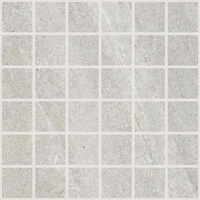 Мозаика Flaviker Rockin Mosaico Ice Nat PF60010432, цвет серый, поверхность натуральная, квадрат, 300x300