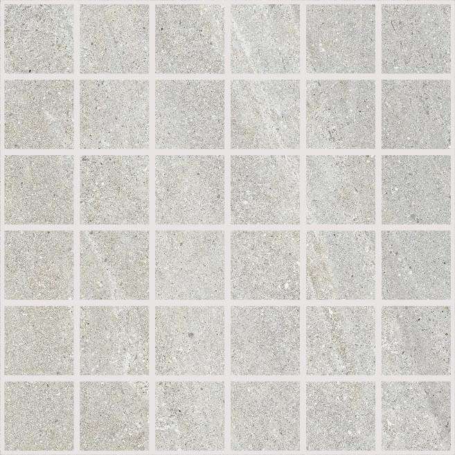 Мозаика Flaviker Rockin Mosaico Ice Nat PF60010432, цвет серый, поверхность натуральная, квадрат, 300x300