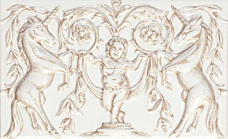 Бордюры Petracers Grand Elegance Unicorni Panna A, цвет бежевый, поверхность глянцевая, прямоугольник, 125x200