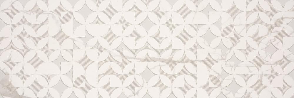 Декоративные элементы Serra Infinity White Decor, цвет белый, поверхность глянцевая, прямоугольник, 400x1200