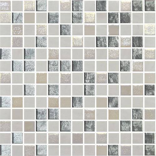 Мозаика Onix Mosaico Rev. Mystic Glass Arola Malla, цвет серый, поверхность глянцевая, квадрат, 311x311
