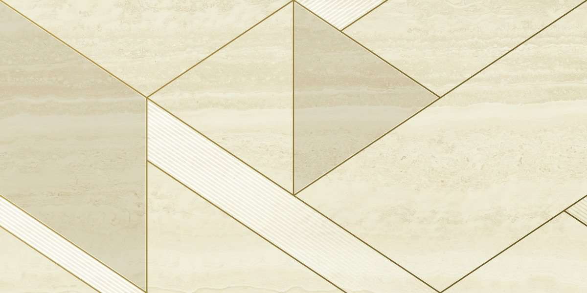 Декоративные элементы Italon Charme Advance Alabastro Ins Golden Line Matt 600080000426, цвет бежевый, поверхность матовая, прямоугольник, 400x800