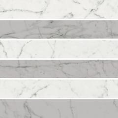 Мозаика Cerim Antique Ghost Marble 01 Mos 3D Nat 754814, цвет белый серый, поверхность натуральная, квадрат, 300x300