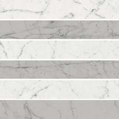 Мозаика Cerim Antique Ghost Marble 01 Mos 3D Nat 754814, цвет белый серый, поверхность натуральная, квадрат, 300x300