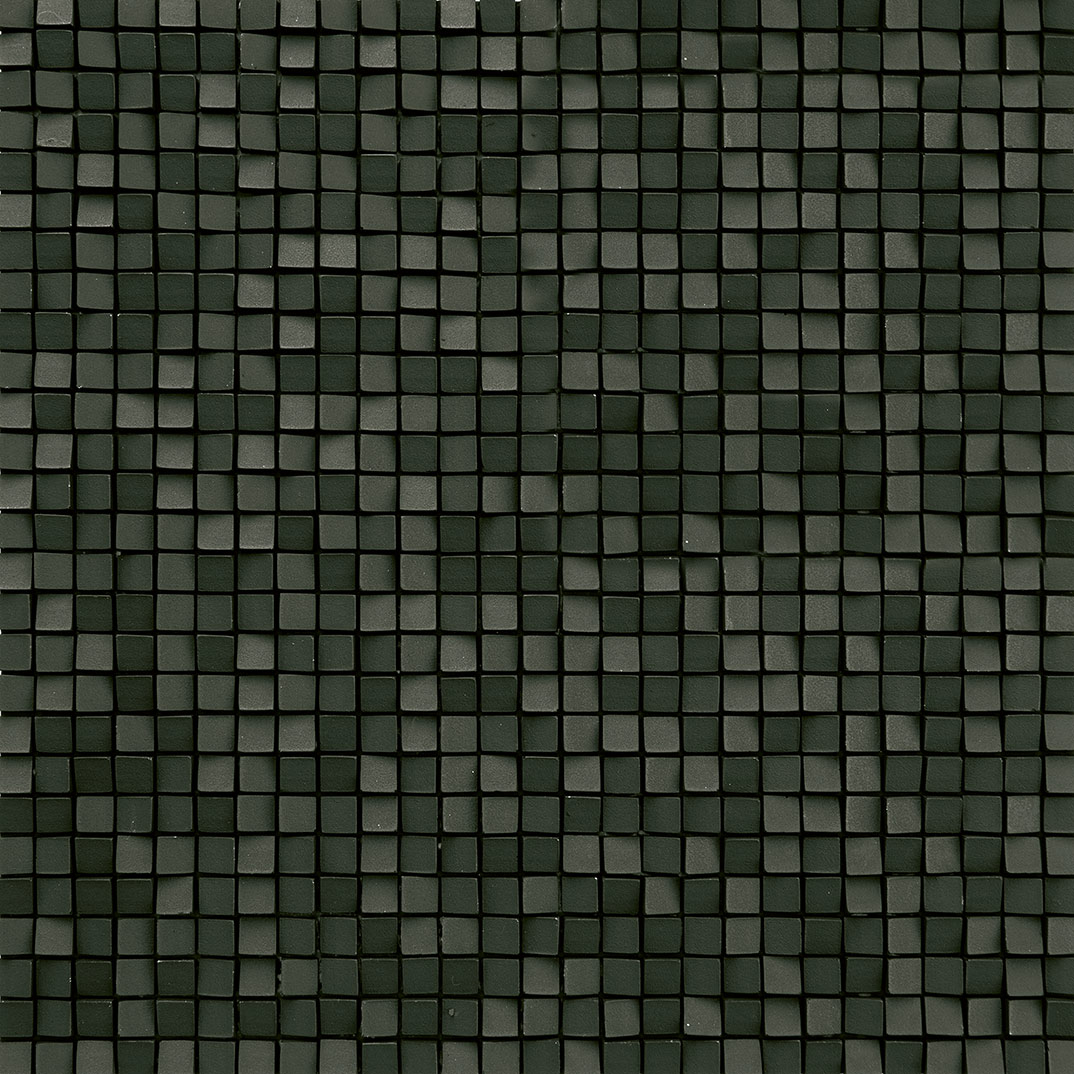 Мозаика Vallelunga Cube Black 3D 3900038, цвет чёрный, поверхность матовая 3d (объёмная), квадрат, 300x300