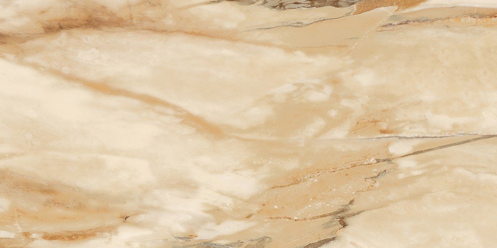Керамогранит Arcana Marble Giallo-R Siena, цвет бежевый, поверхность полированная, прямоугольник, 443x893
