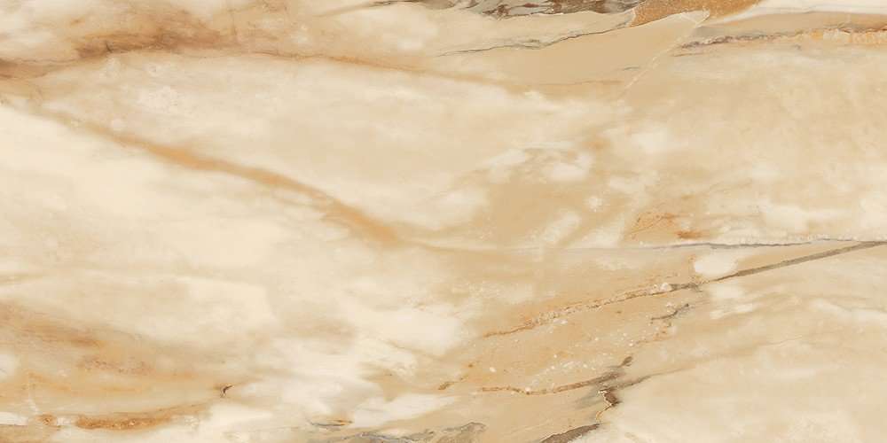 Керамогранит Arcana Marble Giallo-R Siena, цвет бежевый, поверхность полированная, прямоугольник, 443x893