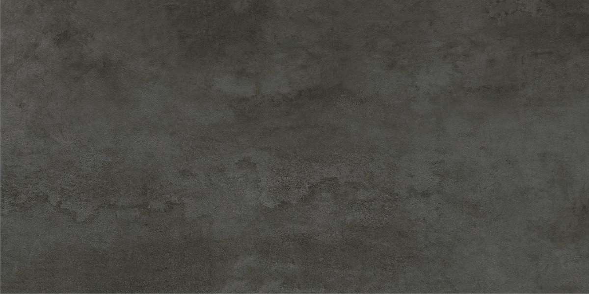 Керамогранит SK-Ceramics Cement Dark Gray CE12603-A, цвет чёрный тёмный, поверхность матовая, прямоугольник, 600x1200