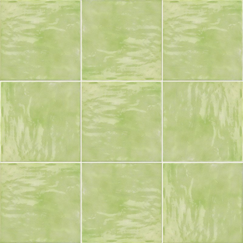 Керамическая плитка Mainzu Vitta Pistachio, цвет зелёный, поверхность глянцевая, квадрат, 200x200