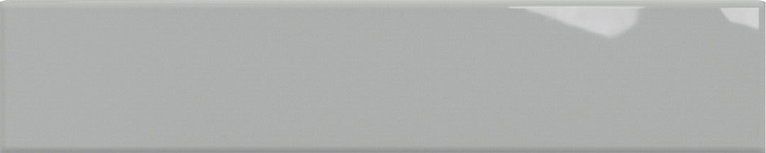 Керамическая плитка DNA Plinto Grey Gloss, цвет серый, поверхность глянцевая, прямоугольник, 107x542