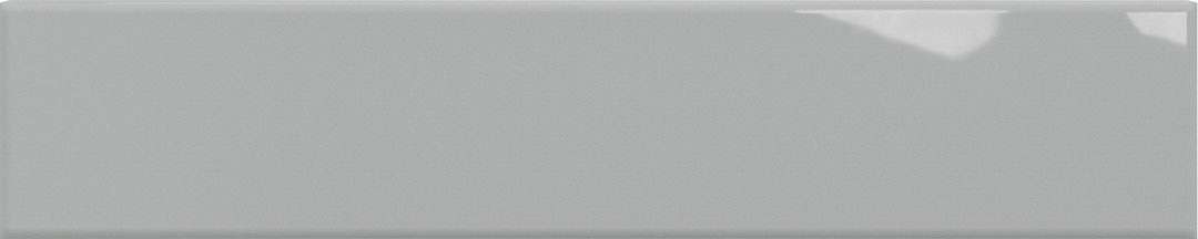 Керамическая плитка DNA Plinto Grey Gloss, цвет серый, поверхность глянцевая, прямоугольник, 107x542