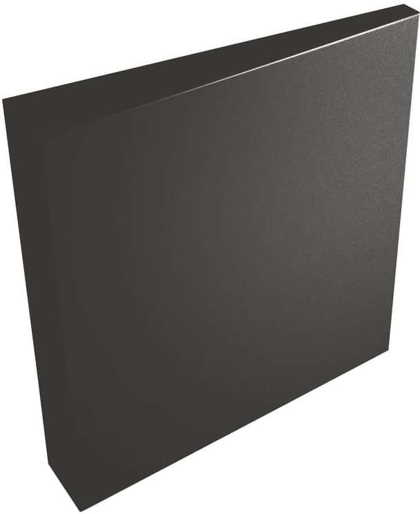 Керамическая плитка Wow Wow Collection Delta Graphite Matt 91720, цвет чёрный тёмный, поверхность матовая, квадрат, 125x125