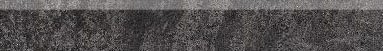 Бордюры Piemme Uniquestone Battiscopa Nite Lev. Ret. 01829, цвет чёрный, поверхность полированная, прямоугольник, 80x600