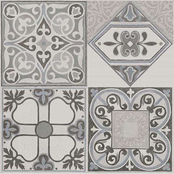 Декоративные элементы Argenta Camargue Decor Сold, цвет серый, поверхность матовая, квадрат, 333x333
