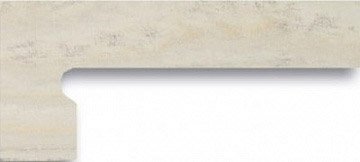 Спецэлементы Venatto Zanquin Izq. Gris Oceano, цвет серый, поверхность полированная, прямоугольник, 190x424