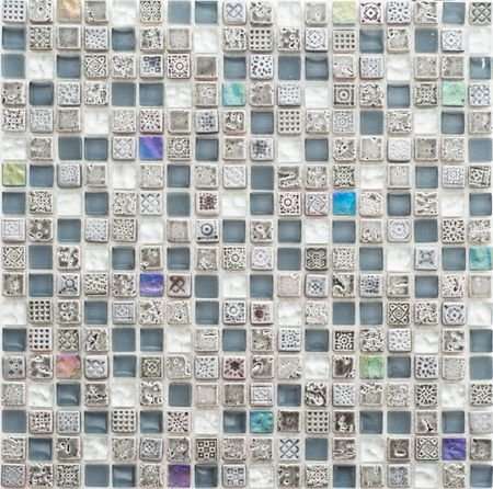 Мозаика Colori Viva Toledo CV10131, цвет серый, поверхность матовая, квадрат, 305x305