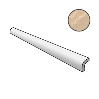 Бордюры Equipe Country Pencil Bullnose Vison 23317, цвет коричневый, поверхность глянцевая, прямоугольник, 30x200